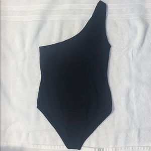 One shoulder Zara bodysuit!